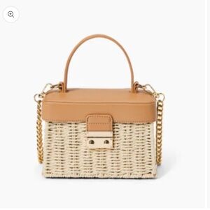Senna Treasure Straw Top Bag